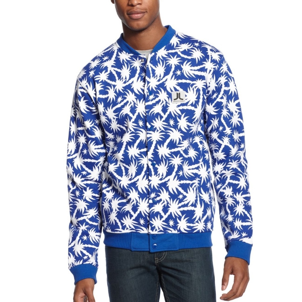 🌴SOLD🌴 WESC fleece varsity bomber jacket